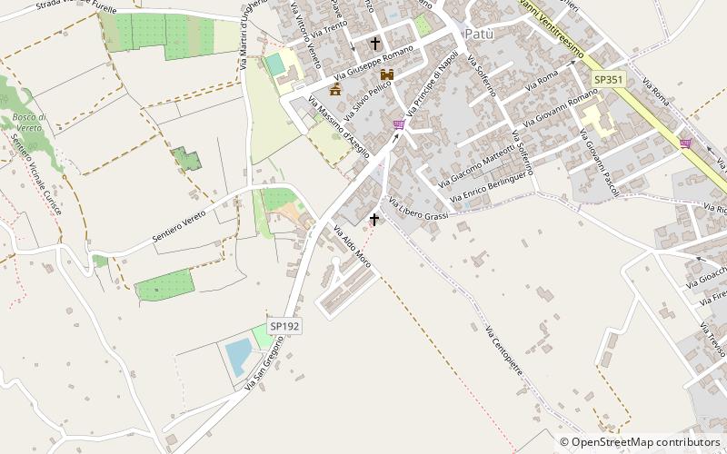 Cento Pietre location map