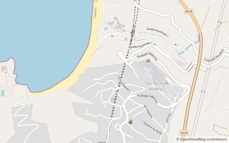San Nicola Arcella location map
