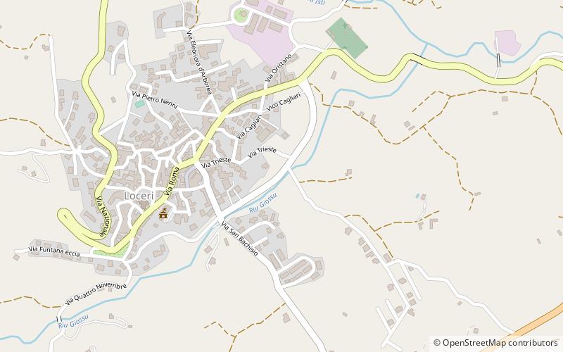 loceri location map