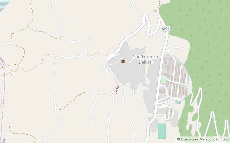 San Lorenzo Bellizzi location map