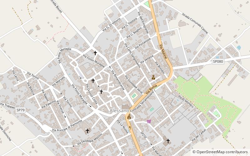 Alessano location map