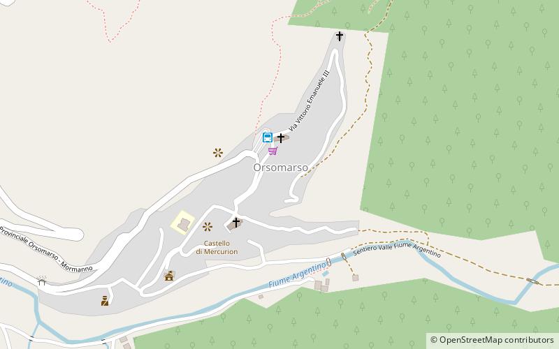 orsomarso pollino national park location map