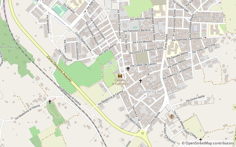 Castello di Caprarica location map