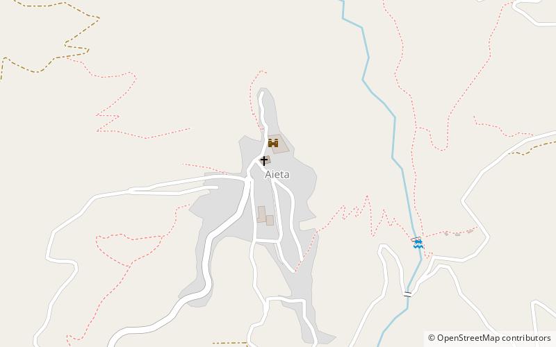 Aieta location map