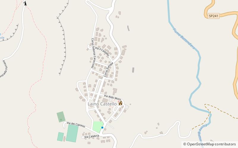 Laino Castello location map