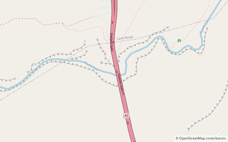 Italia Viaduct location map