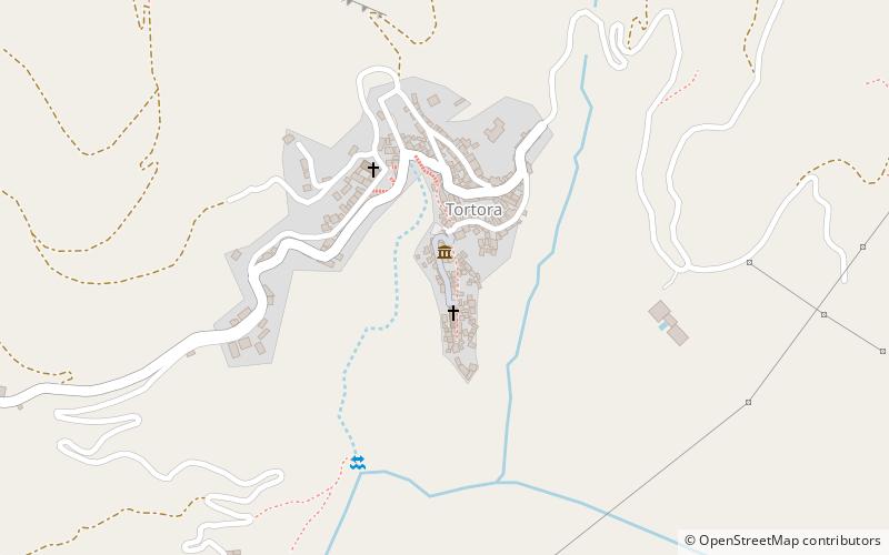 Tortora location map