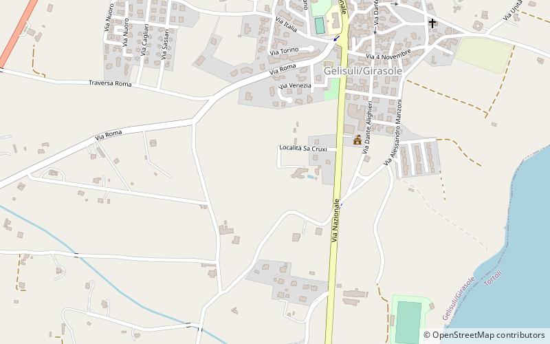 Girasole location map