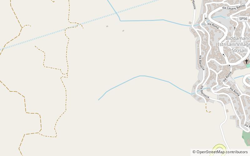 Villagrande Strisaili location map