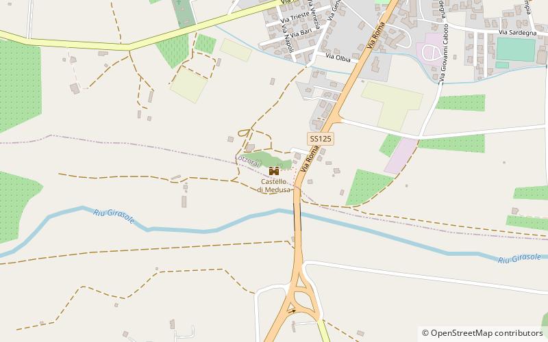 Castello di Medusa location map