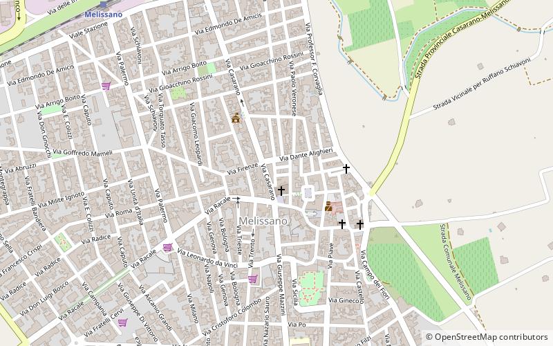 Melissano location map