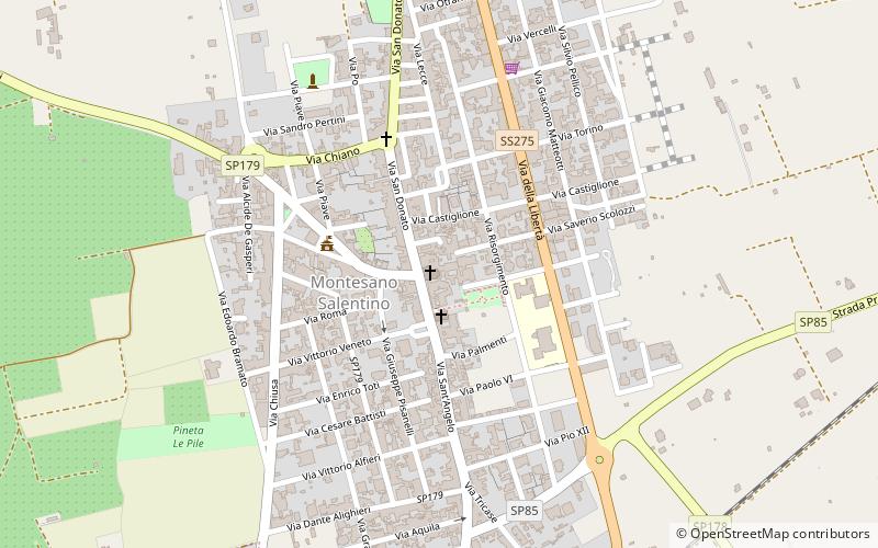 Montesano Salentino location map