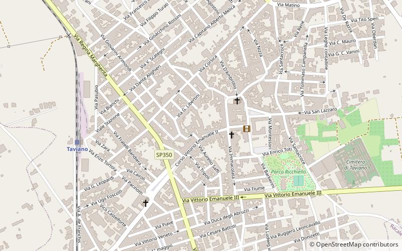 Taviano location map
