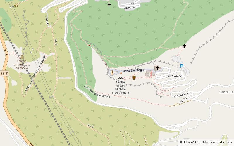 Estatua del Redentor de Maratea location map