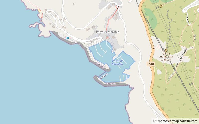 Porto di Maratea location map