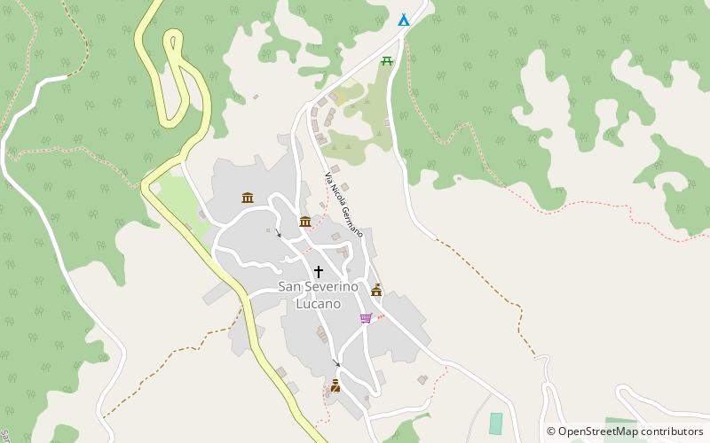 San Severino Lucano location map