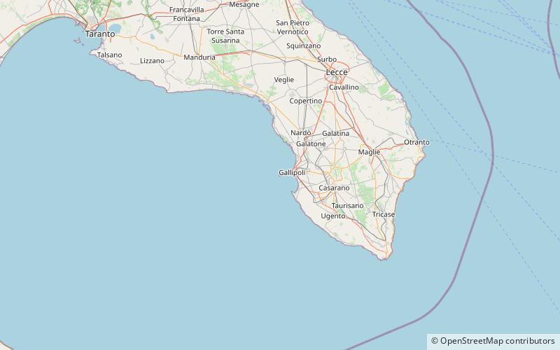 Sant'Andrea Island location map