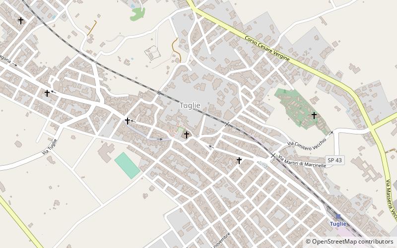 Tuglie location map