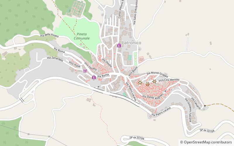 Latronico location map