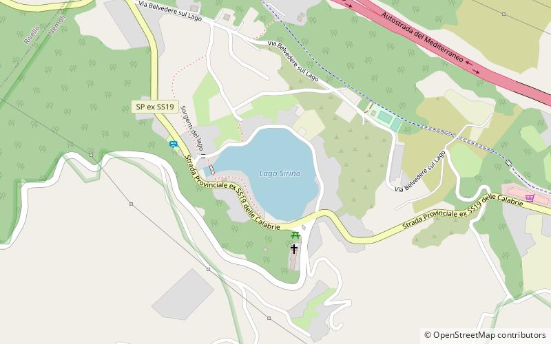 Lago Sirino location map