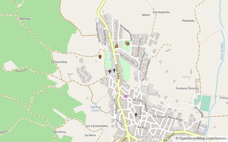 Santuario di Nostra Signora di Bonaccattu location map