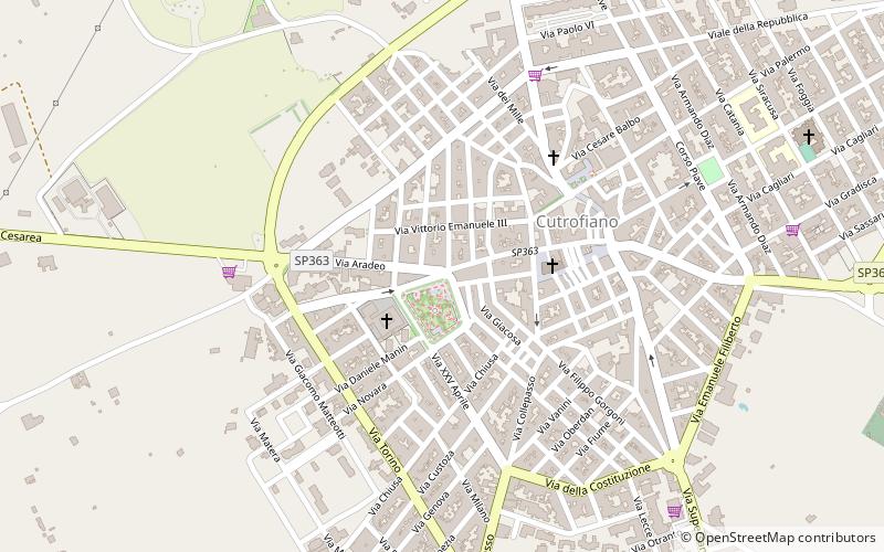 Cutrofiano location map