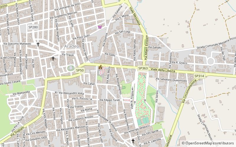 Aradeo location map