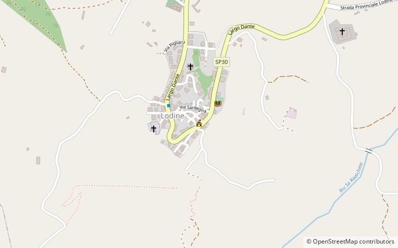 Comune di Lodine location map