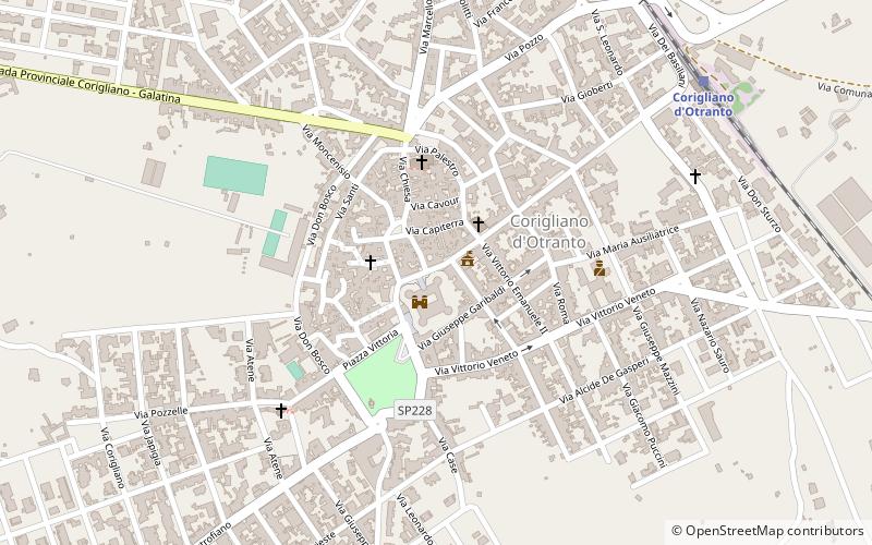Castello Corigliano d'Otranto location map