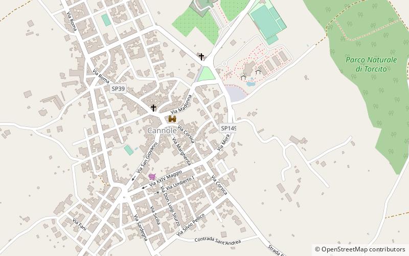 Cannole location map