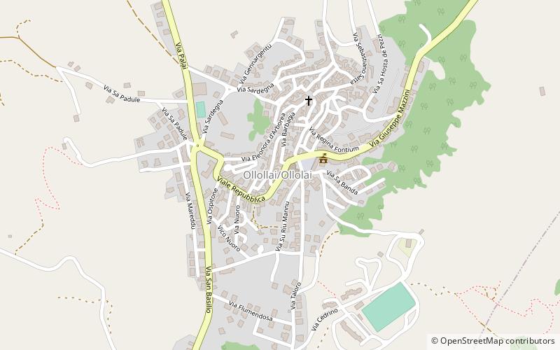 Ollolai location map
