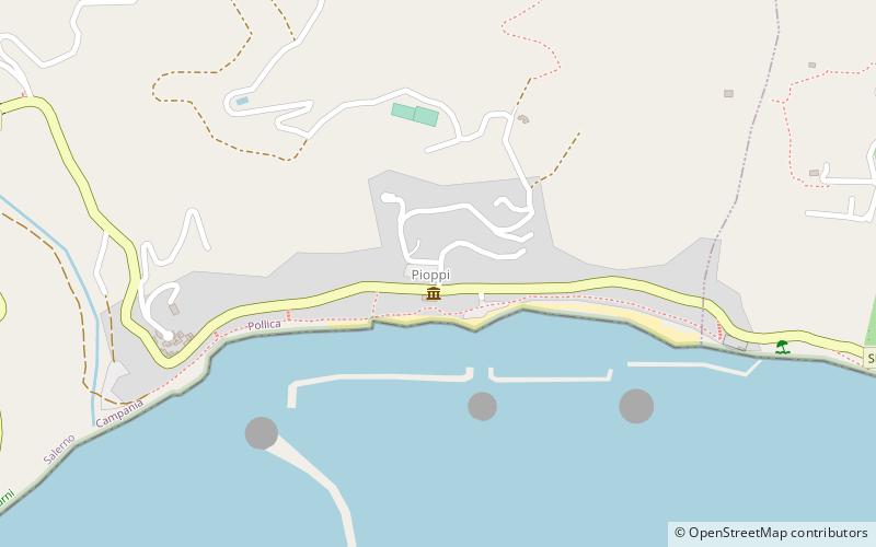 Pioppi location map