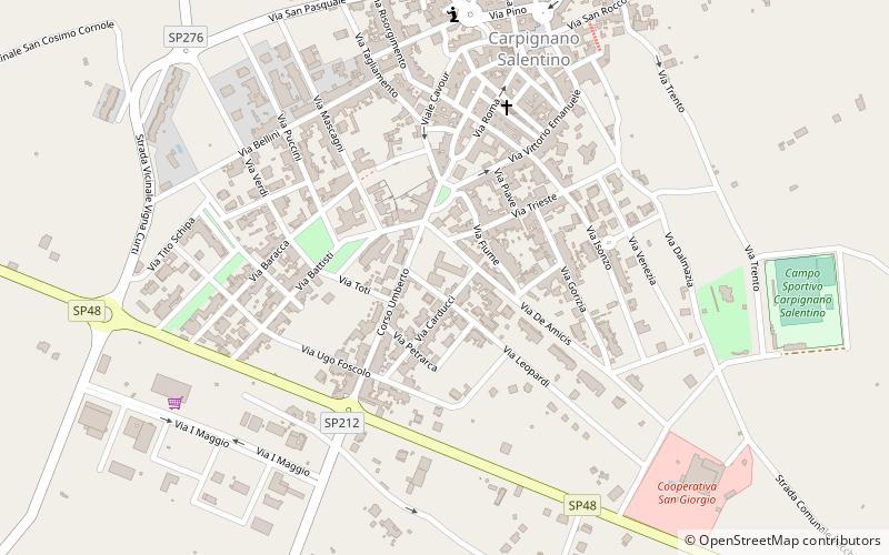 Carpignano Salentino location map