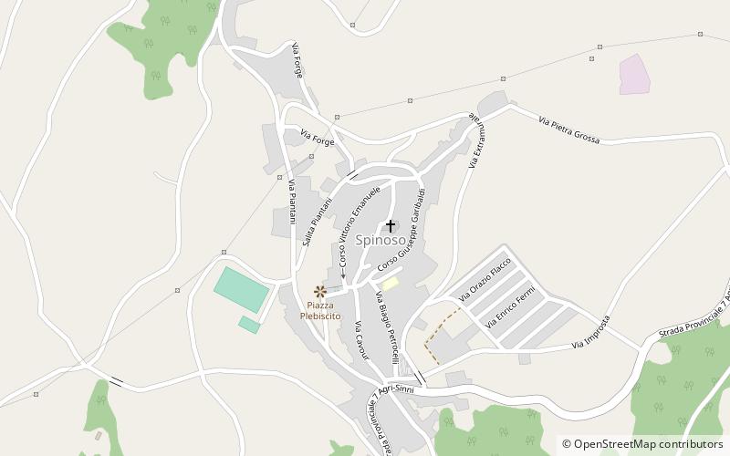 Spinoso location map