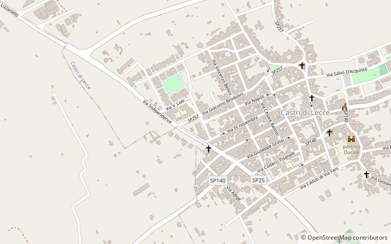 Caprarica di Lecce location map