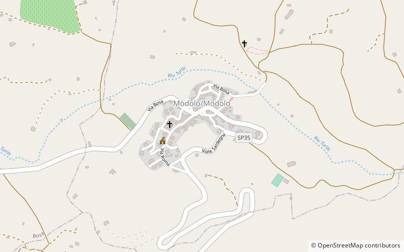 Modolo location map