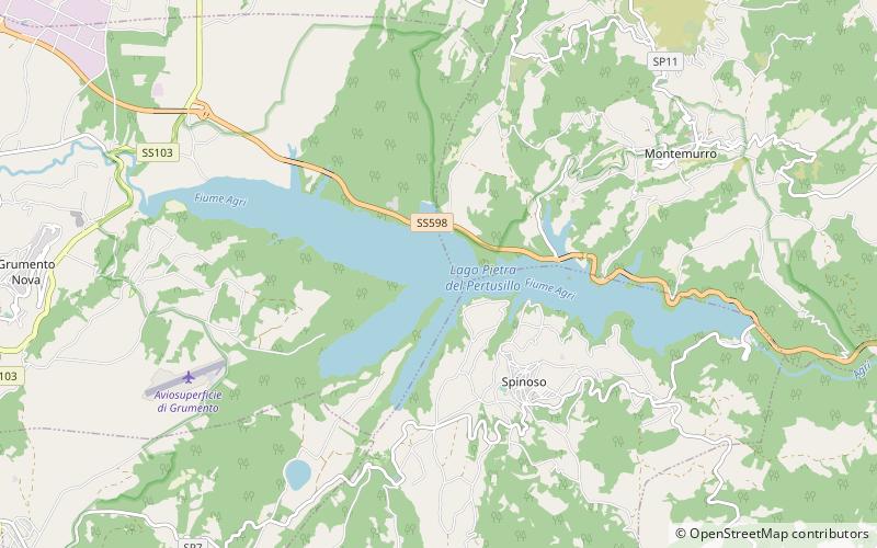 Lac du Pertusillo location map