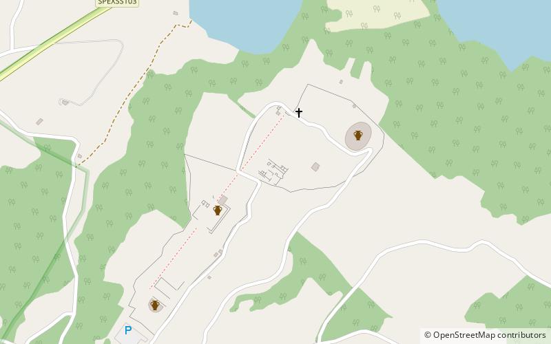 Grumentum location map