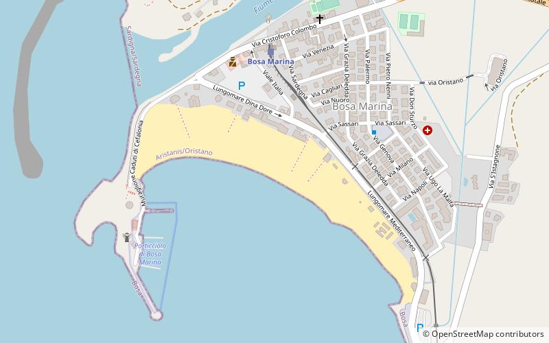 Bosa Marina location map