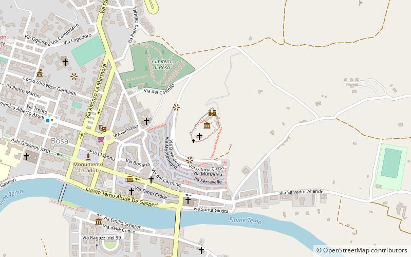 Castello di Serravalle location map