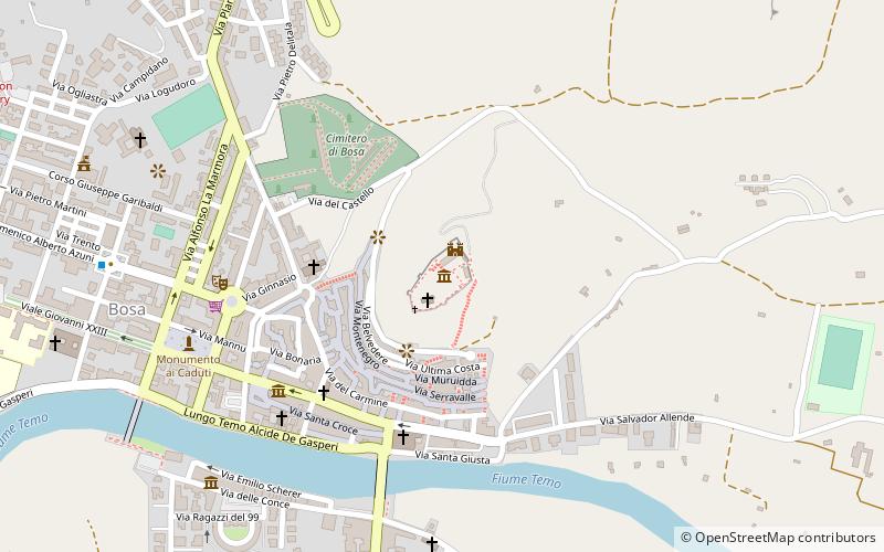 Castello Malaspina location map