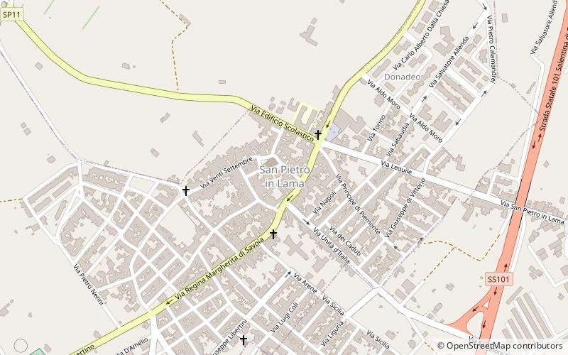 San Pietro in Lama location map