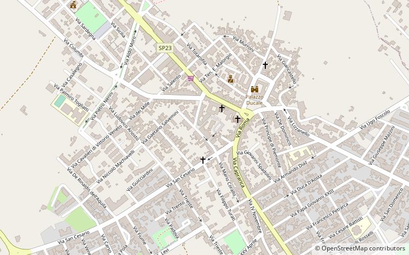 Cavallino location map