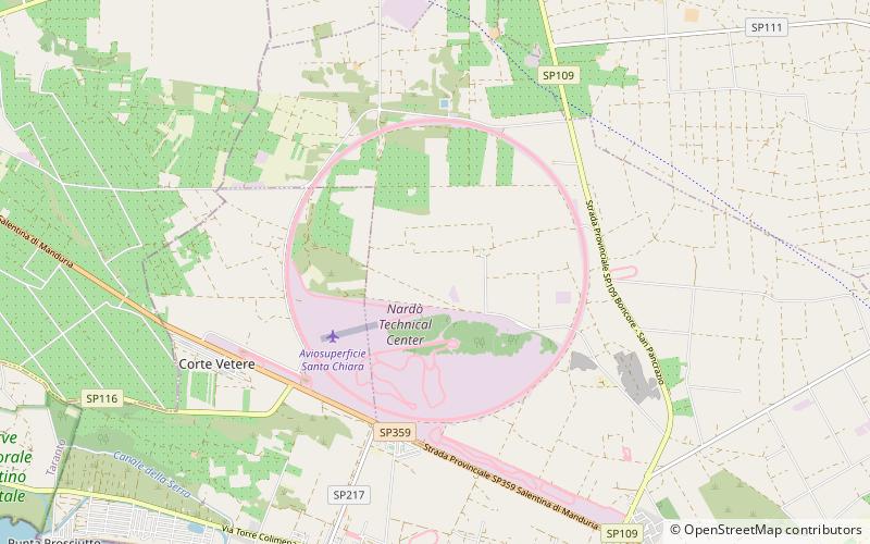 Circuit de Nardò location map