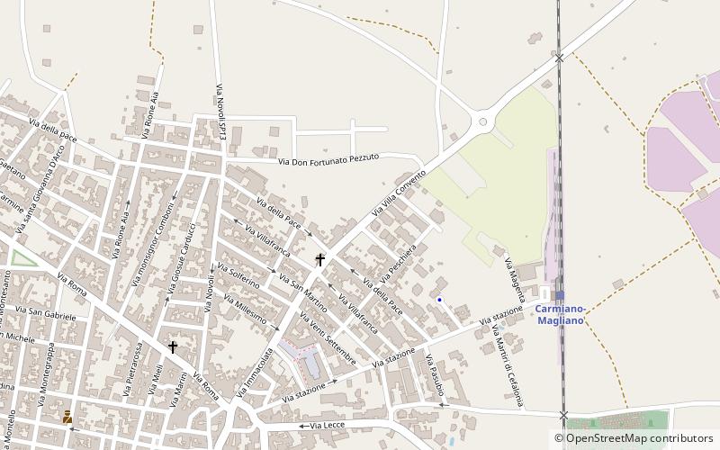 Carmiano location map