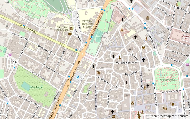 Porta Napoli location map