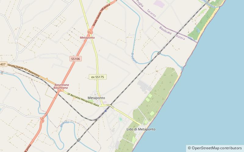 Metaponto location map