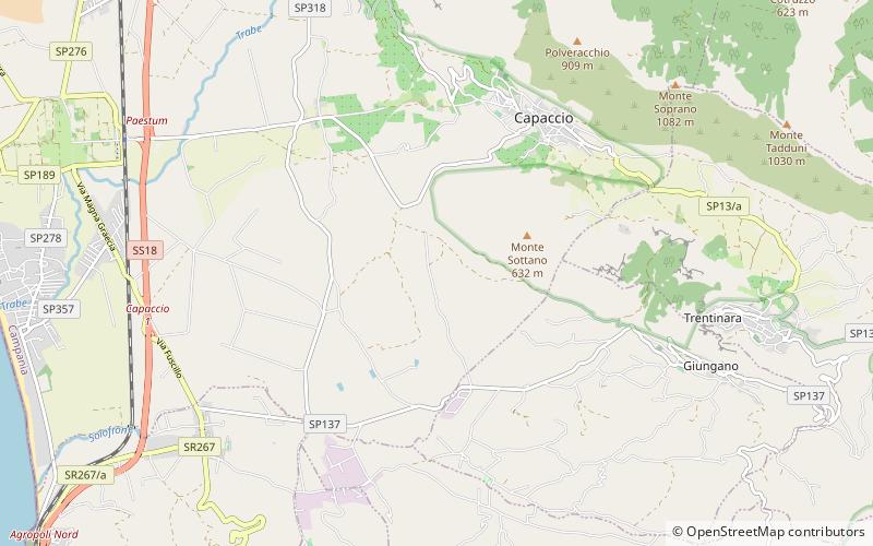Monte Calvo location map