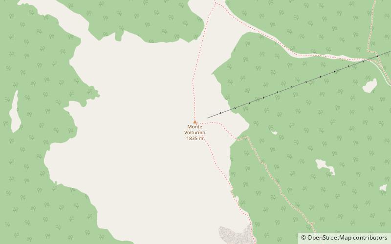 Monte Volturino location map