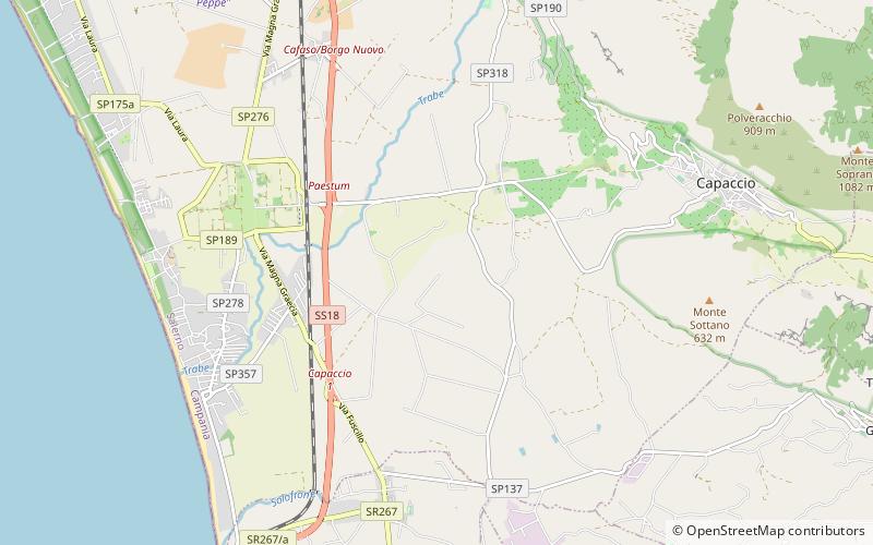 Monte Costa Calda location map